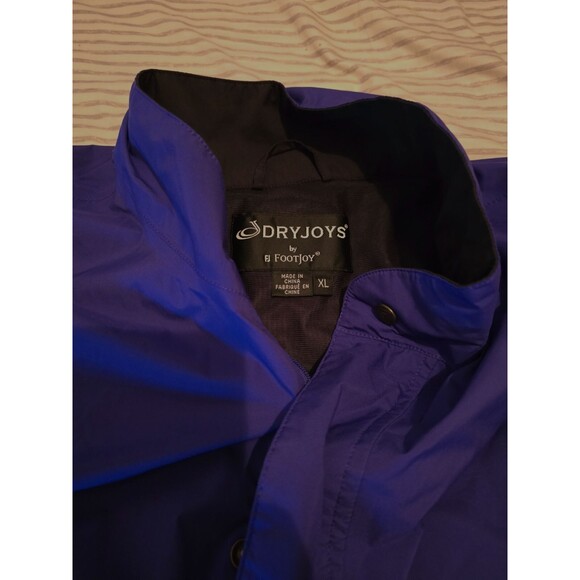 DryJoys Footjoy Windbreaker Mens XLarge Blue 1/4 Short Sleeve Golf - Picture 2 of 8